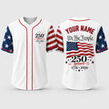 [FREESHIP] Custom USA 250th Anniversary Jersey, We The People Baseball Shirt, 1776-2026 Semiquincentennial Gift, Patriotic 4th of July Outfit