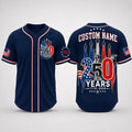 [FREESHIP] Custom USA 250th Anniversary Baseball Jersey, Personalized 1776-2026 America 250 Years Shirt, Patriotic 4th of July Jersey Gift