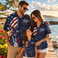 [FREESHIP] USA 250th Anniversary Mens Hawaiian Shirt, Retro American Flag Button Down, Patriotic 1776-2026 Independence Day Apparel