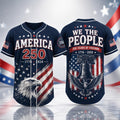 [FREESHIP] 250th Anniversary Jersey Shirt, America 1776 2026 Baseball Jersey, Patriotic 4th of July Shirt, USA Freedom Gift For Men Women Patriotic