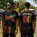 [FREESHIP] Juneteenth Baseball Jersey, Personalized Black History Shirt, Custom Name Number Freedom Jersey Breaking Every Chain Since 1865 Shirt