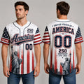 [FREESHIP] America 250 Baseball Jersey, Custom Name Patriotic Jersey, USA 1776 2026 Anniversary Shirt, Statue of Liberty American Flag Jersey Gift