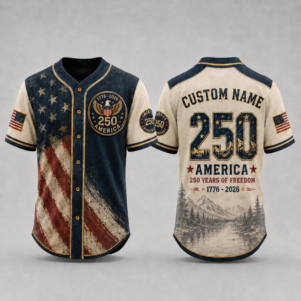 [FREESHIP] Vintage 4th Of July Tee, 1776 National Champs Jersey, Funny Founding Fathers Jersey, Patriotic Shirt, USA 250th Anniversary Top Memorial Day