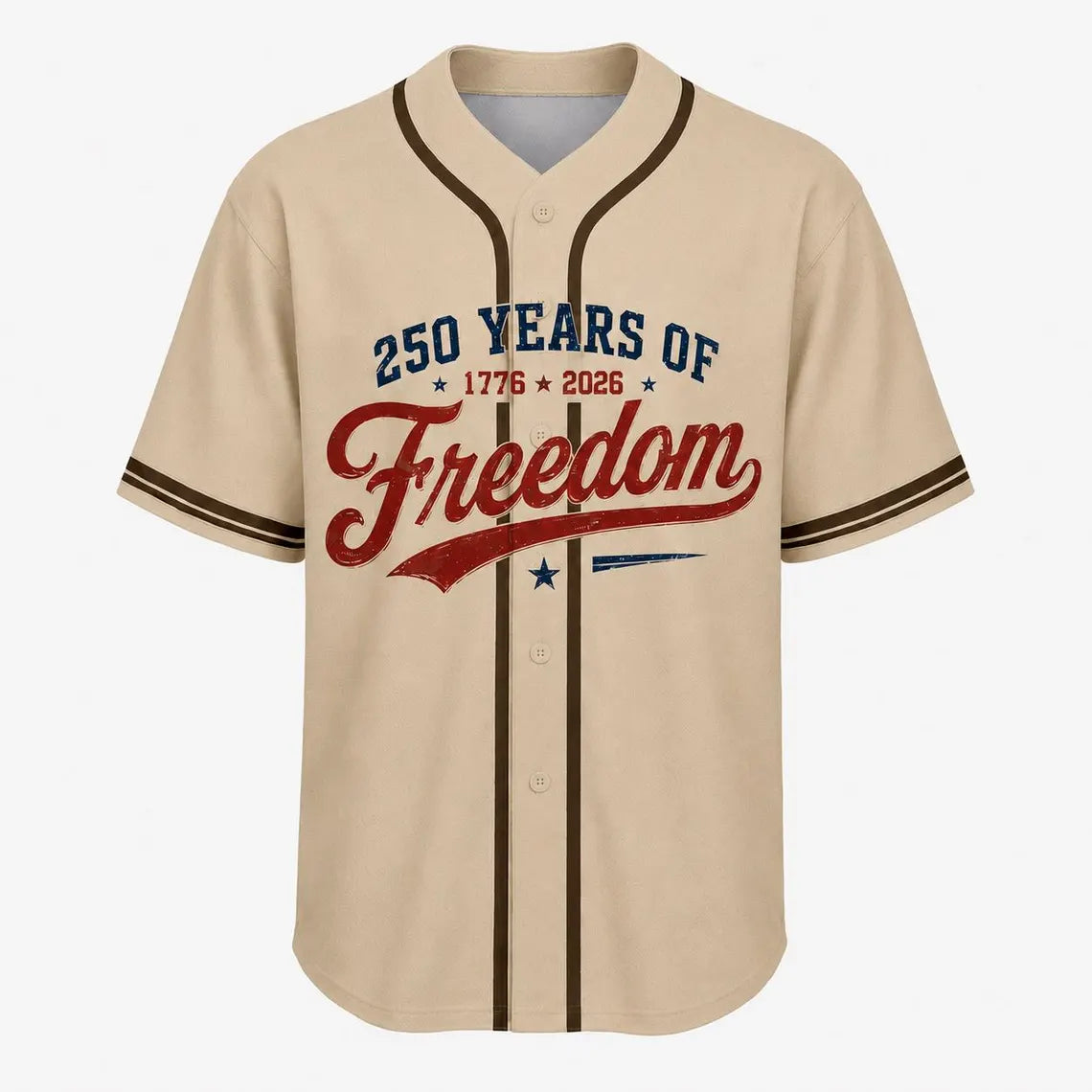 [FREESHIP] USA 250th Anniversary Cowboy Horse Baseball Jersey, 1776-2026 Cowgirl Patriotic Statue of Liberty 4th of July Jersey, Years of Freedom Gifts